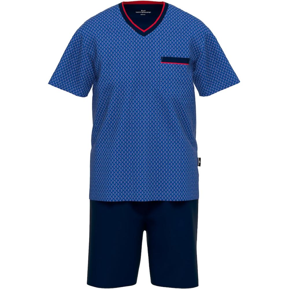 GÖTZBURG Shorty »Manhattan« (2 Tlg.) Kurz-Pyjama Mit V-Ausschnitt Online Kaufen