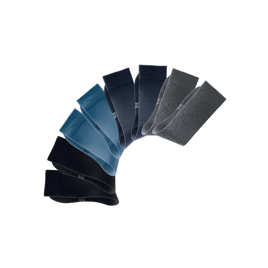 H.I.S Basicsocken (Packung 4 Paar) mit hohem Baumwollanteil online bestellen