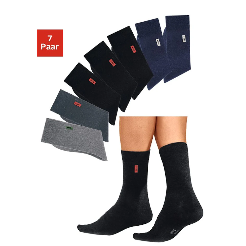 H.I.S Basicsocken (Packung 7 Paar) In Angenehmer Baumwollqualität Kaufen