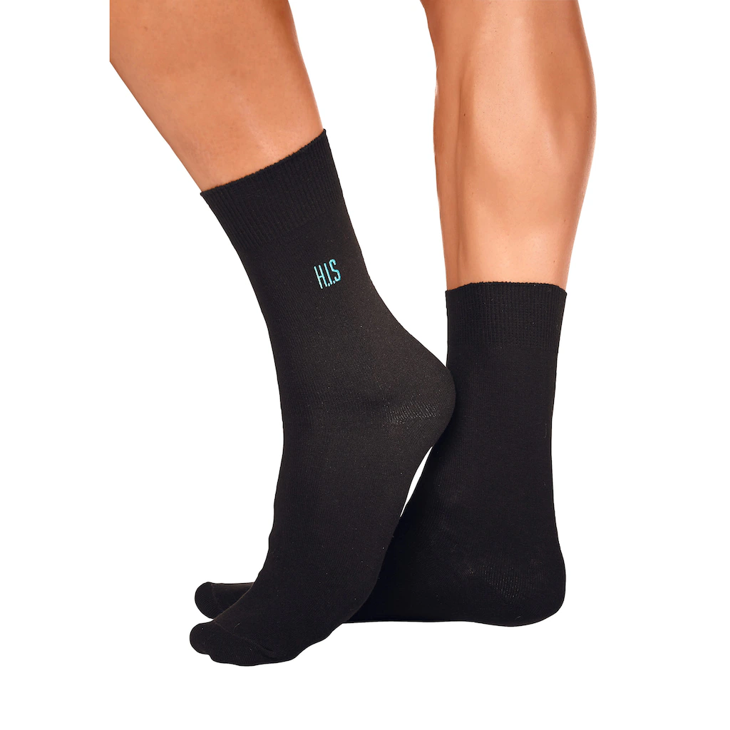 H.I.S Basicsocken (Packung 7 Paar) Mit Komfortbündchen ▷ Für