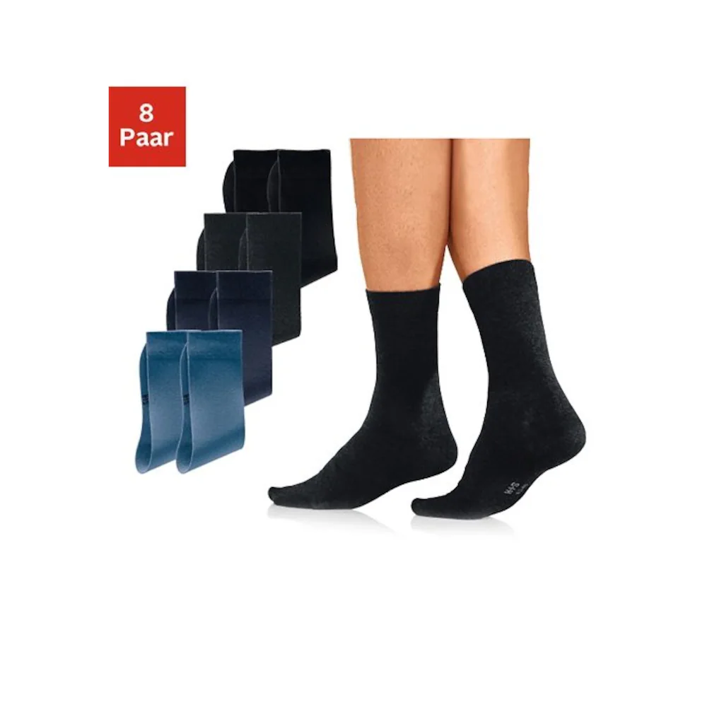 H.I.S Basicsocken (Packung 8 Paar) Mit Hohem Baumwollanteil Kaufen
