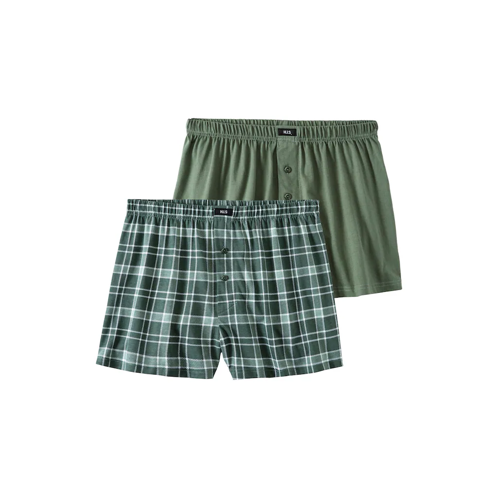 H.I.S Boxer »Boxershorts für Herren« (Packung 2 St.) in weiter Passform online bestellen