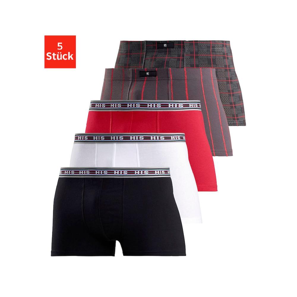 H.I.S Boxer »Boxershorts für Herren« (Packung 5 St.) aus Baumwoll-Stretch online bestellen