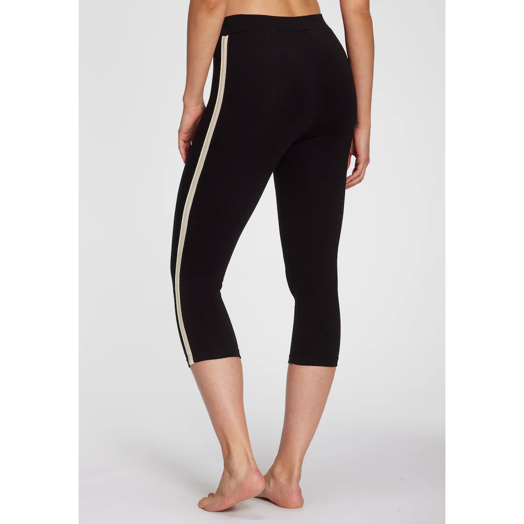 H.I.S Caprileggings Mit Schmalen Seitenstreifen