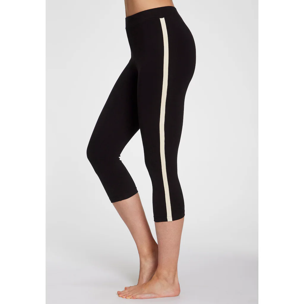 H.I.S Caprileggings Mit Schmalen Seitenstreifen