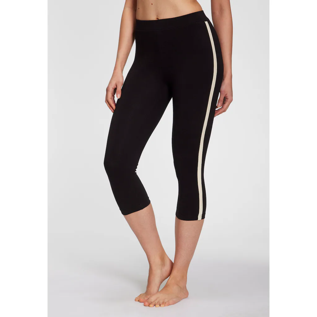 H.I.S Caprileggings mit schmalen Seitenstreifen