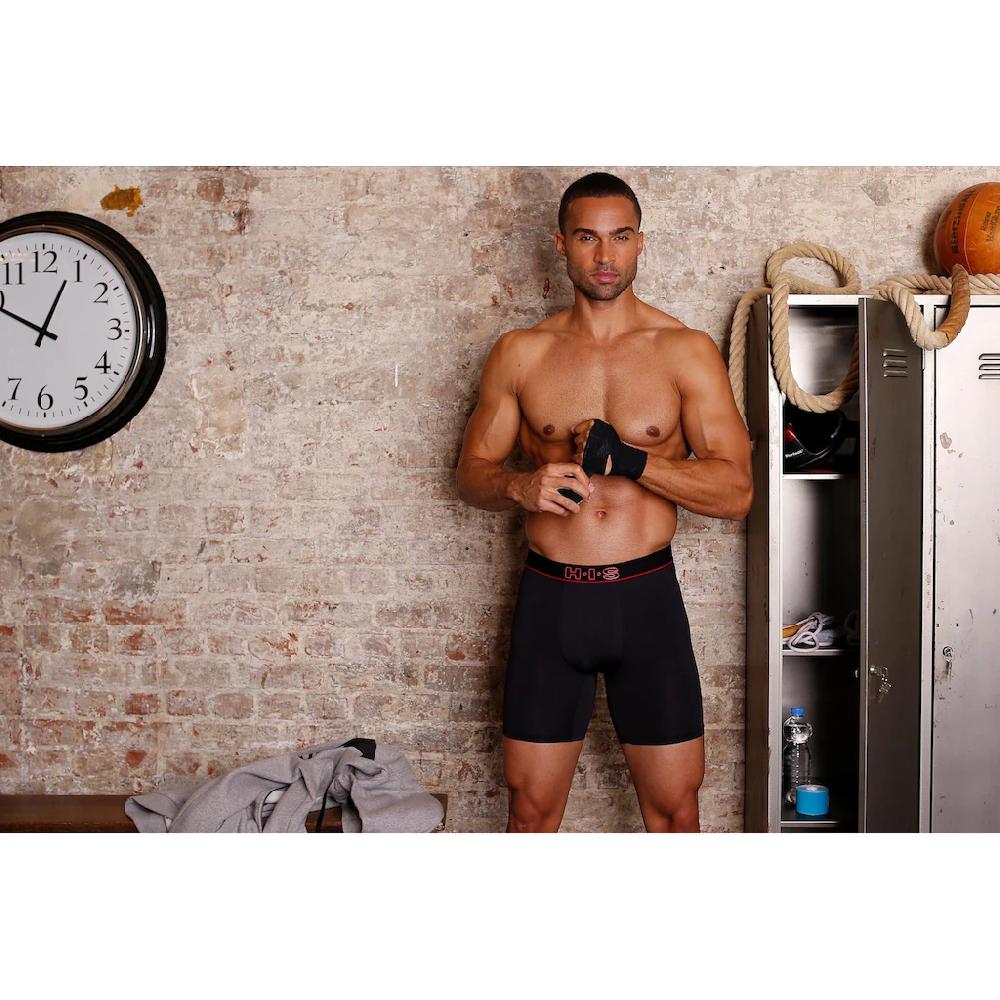 H.I.S Funktionsboxer (Packung 2 St.) In Sportiver Optik Mit Langem Bein In Microfaser-Qualität Online Kaufen