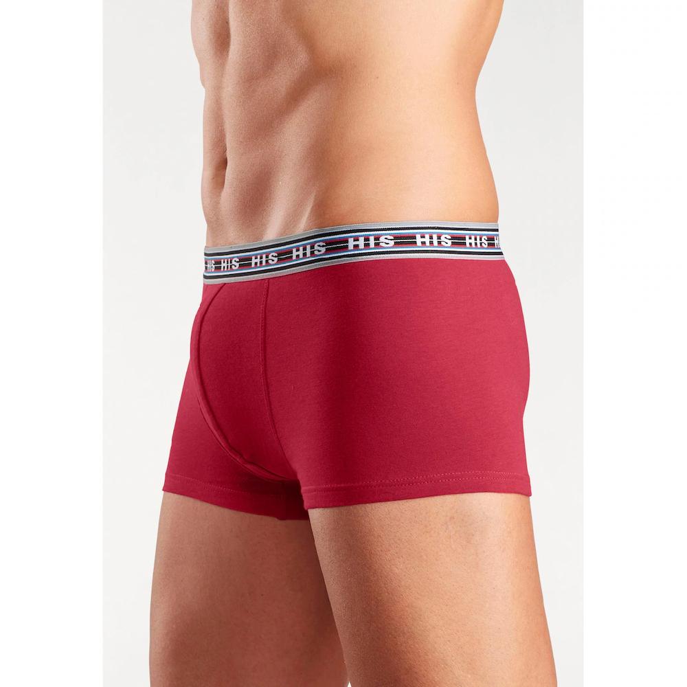 H.I.S Hipster (Packung 5 St.) Knapp Sitzende Boxershorts Aus Baumwoll-Stretch