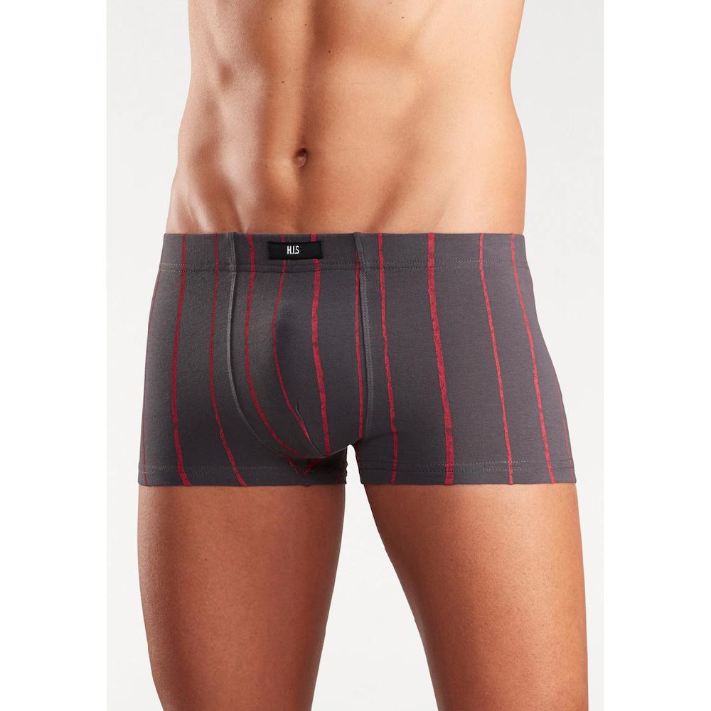 H.I.S Hipster (Packung 5 St.) Knapp Sitzende Boxershorts Aus Baumwoll-Stretch