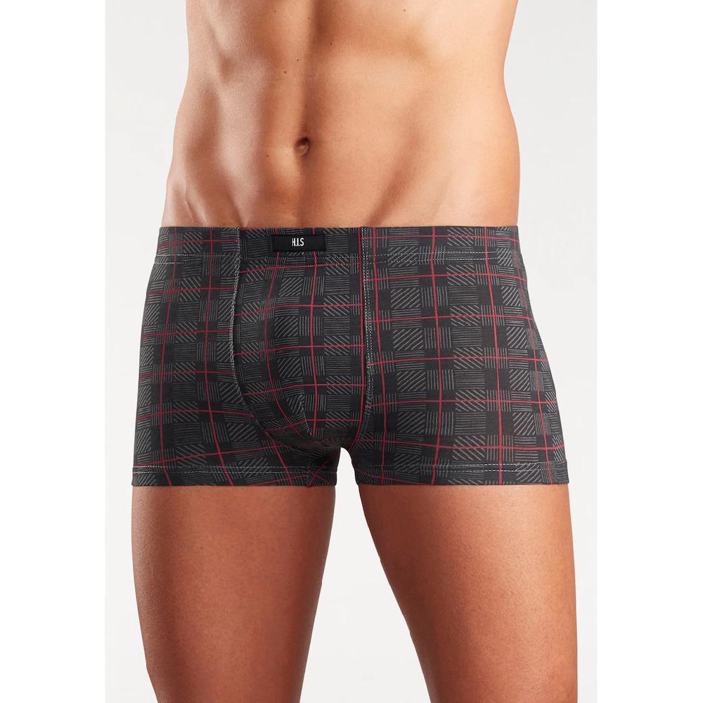 H.I.S Hipster (Packung 5 St.) Knapp Sitzende Boxershorts Aus Baumwoll-Stretch