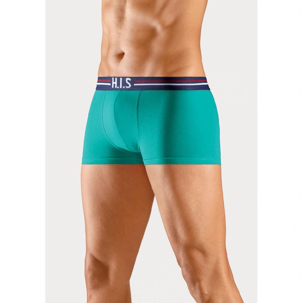 H.I.S Hipster (Packung 5 St.) Knapp Sitzende Boxershorts Mit Streifen Aus Baumwollmischung