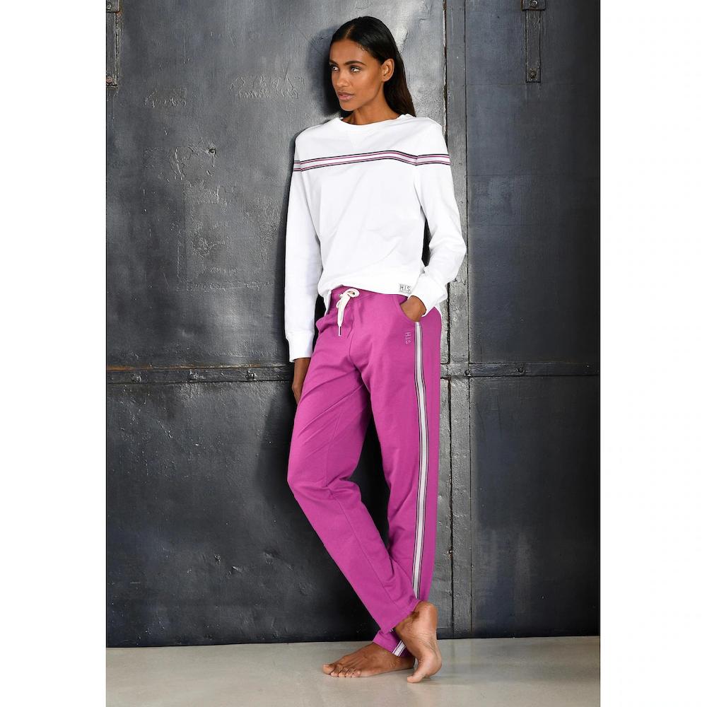 H.I.S Homewearhose -Loungehose Mit Seitlichen Streifen Und Eingrifftaschen Loungewear