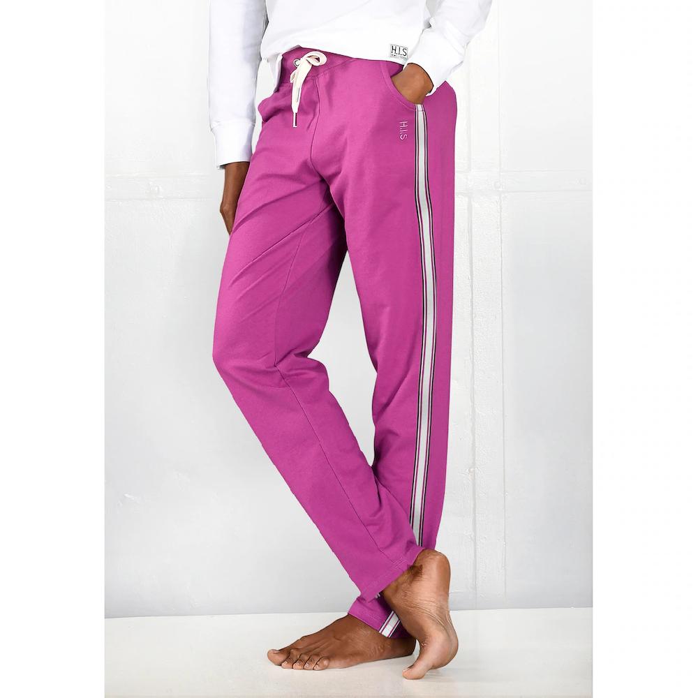 H.I.S Homewearhose -Loungehose mit seitlichen Streifen und Eingrifftaschen Loungewear