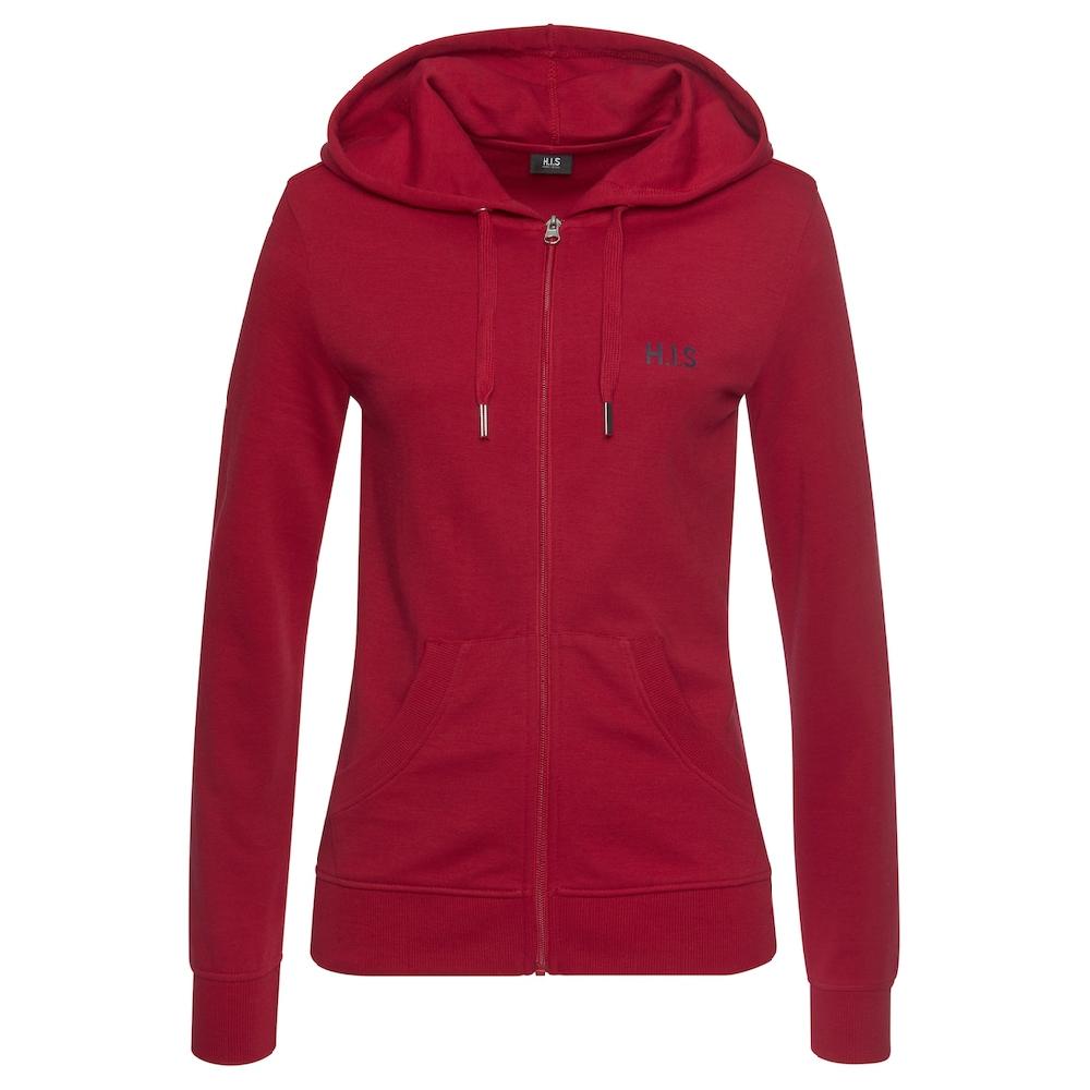 H.I.S Kapuzensweatjacke Loungejacke Mit Kapuze Und Seitlichen Taschen Loungewear