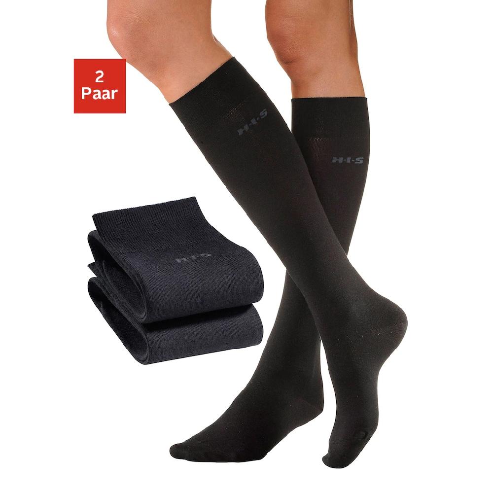 H.I.S Kniestrümpfe (Packung 2 Paar) mit Komfortbündchen online bestellen
