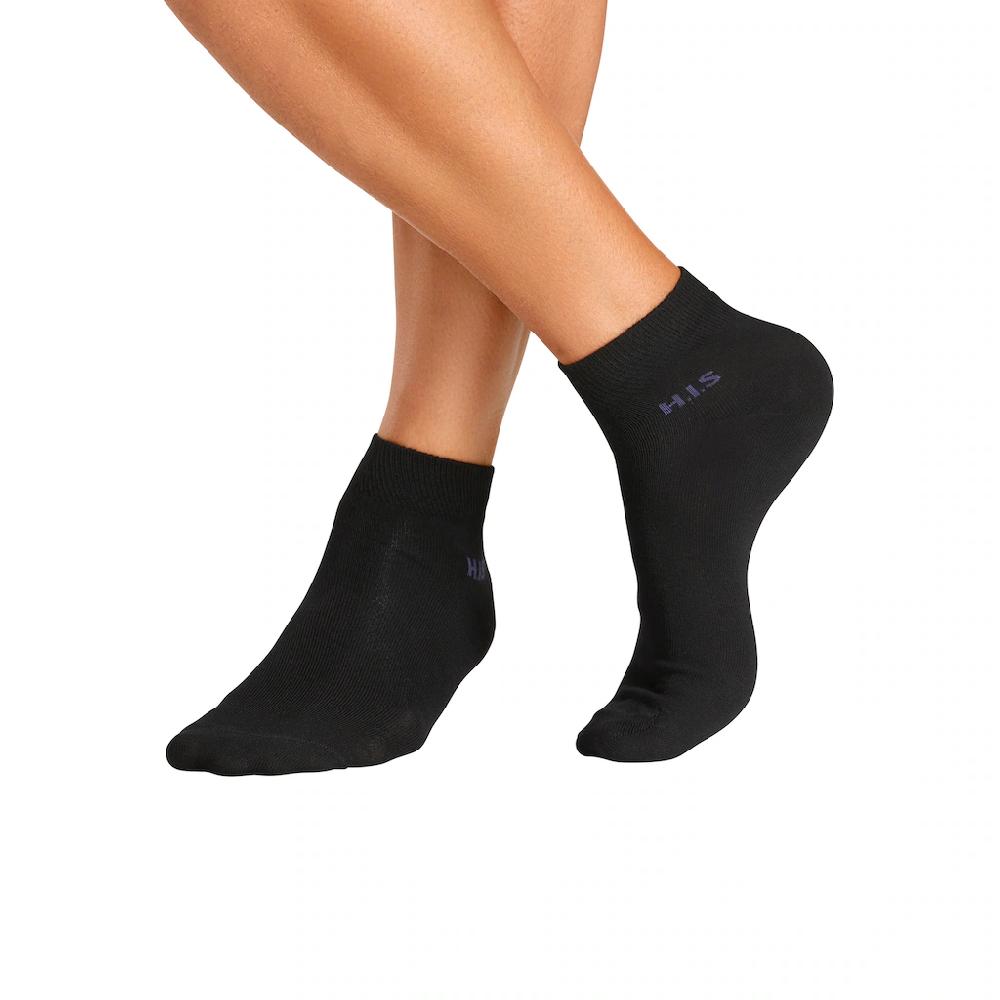 H.I.S Kurzsocken (Packung 10 Paar) Mit Farbigem Innenbund Bestellen