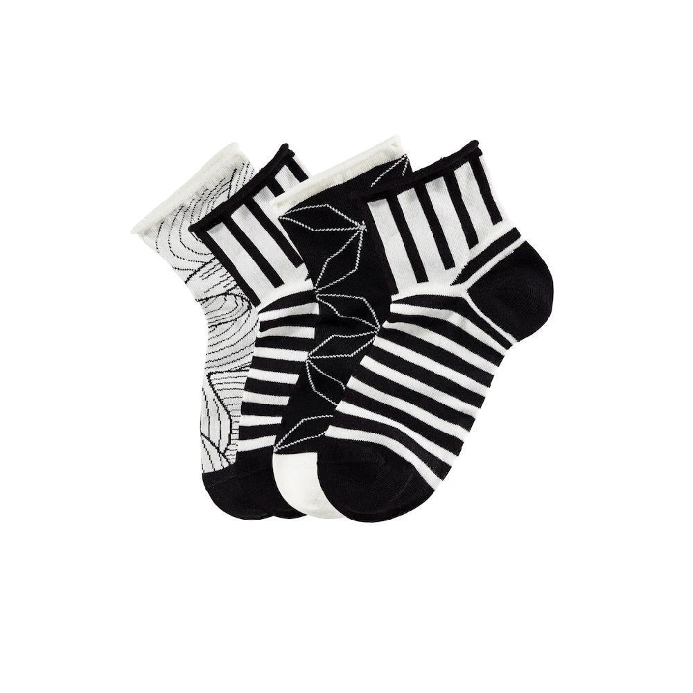 H.I.S Kurzsocken (Packung 4 Paar) In Unterschiedlichen Designs