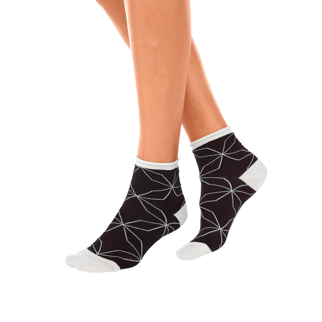 H.I.S Kurzsocken (Packung 4 Paar) In Unterschiedlichen Designs