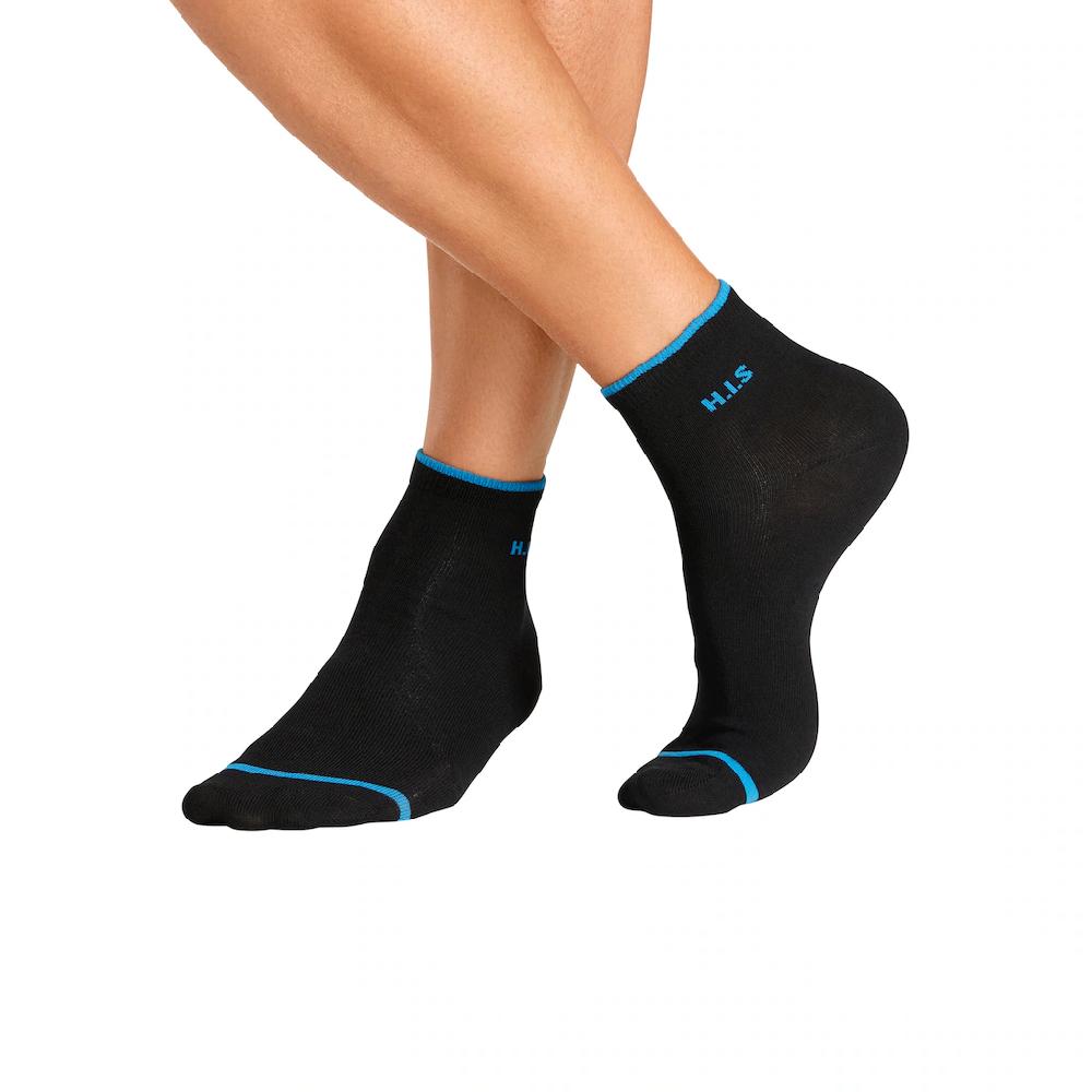 H.I.S Kurzsocken (Packung 7 Paar) Mit Farbigen Bündchen Online Kaufen