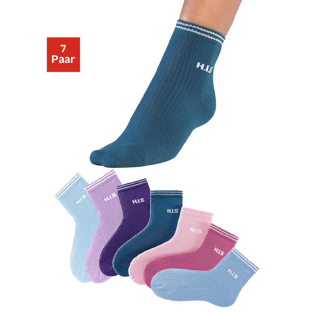 H.I.S Kurzsocken (Packung 7 Paar) mit Vollfrottee