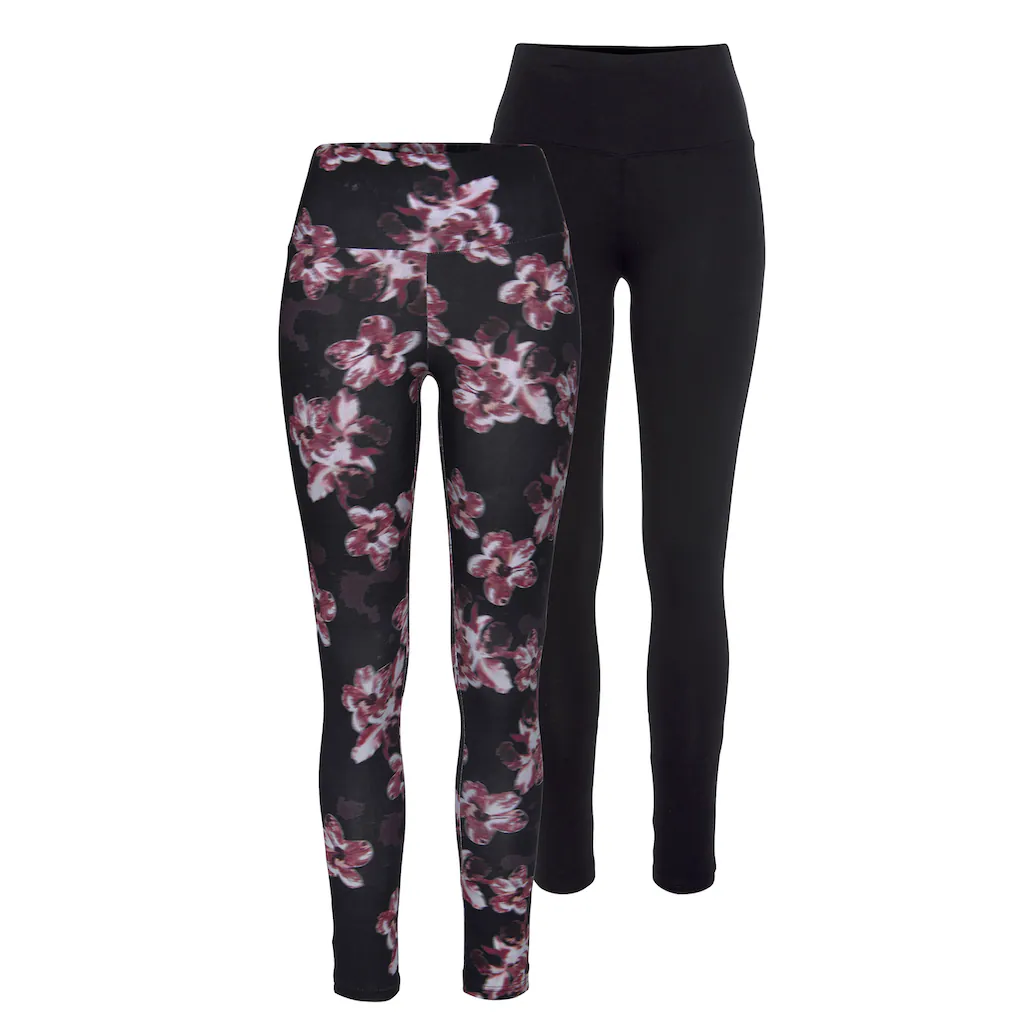 H.I.S Leggings (2er-Pack) In Bedruckt Und Uni