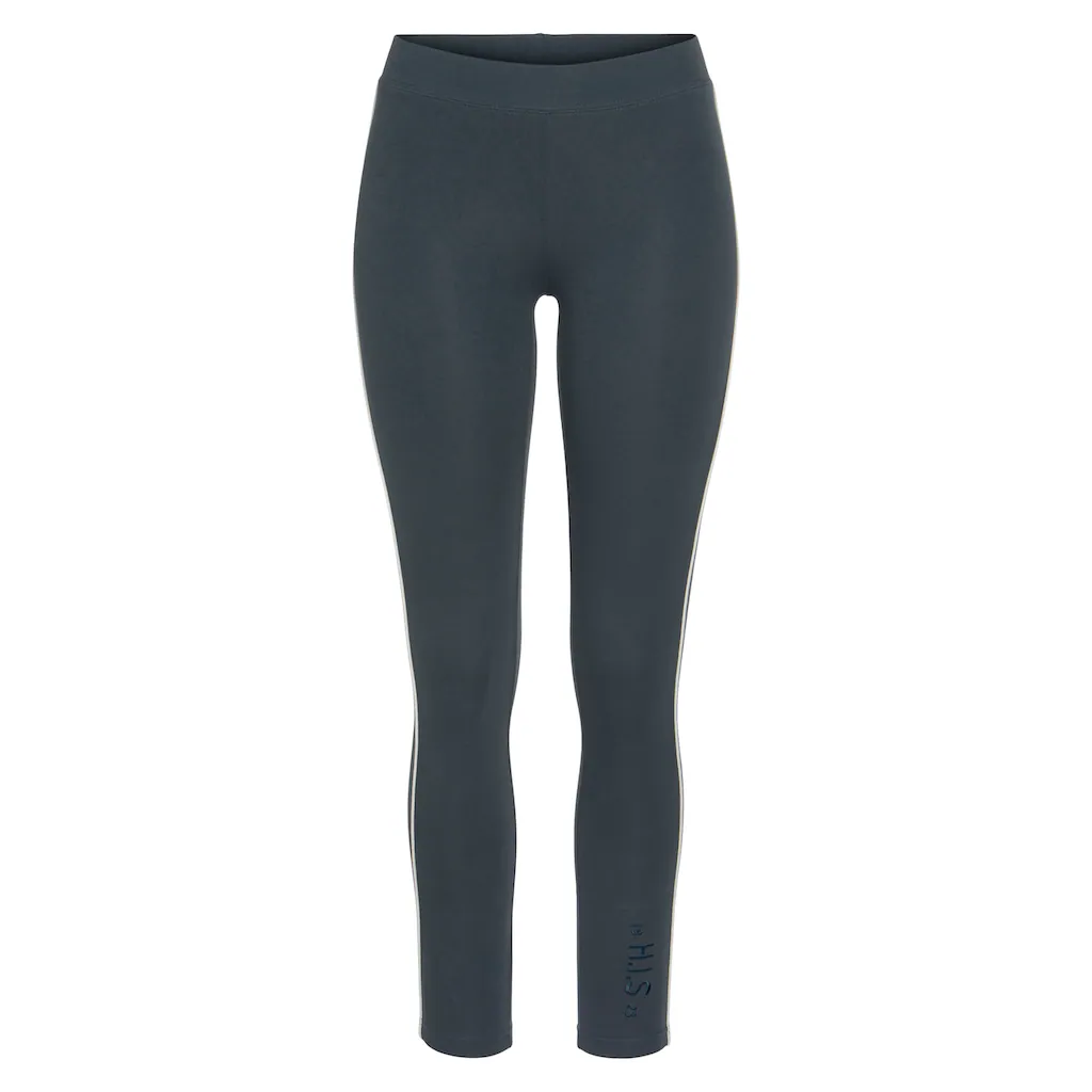 H.I.S Leggings Mit Weißer Kontrastpaspel