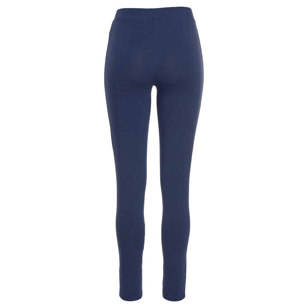 H.I.S Leggings Seitliche Streifeneinsätze In Kontrastfarben