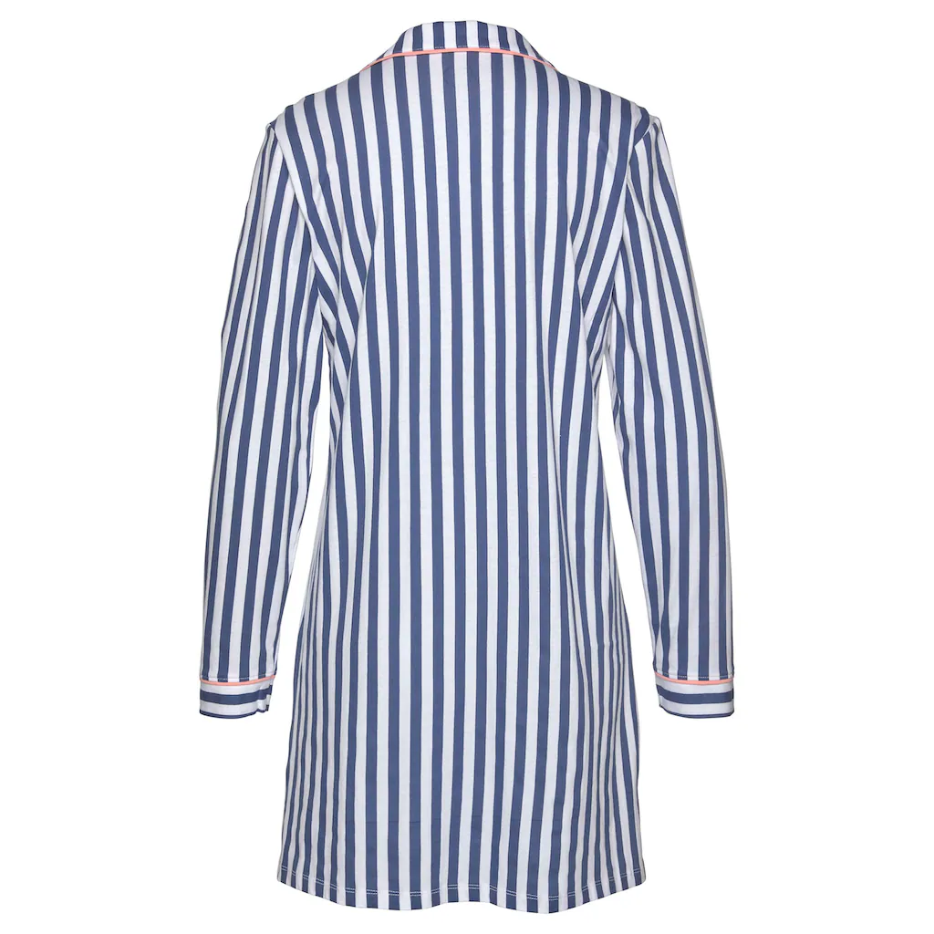 H.I.S Nachthemd In Klassischem Schnitt Mit Streifenmuster Bestellen