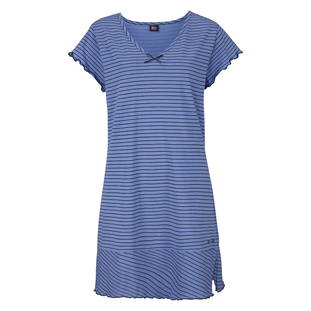 H.I.S Nachthemd Mit Seitenschlitz Und Logodruck Online Kaufen