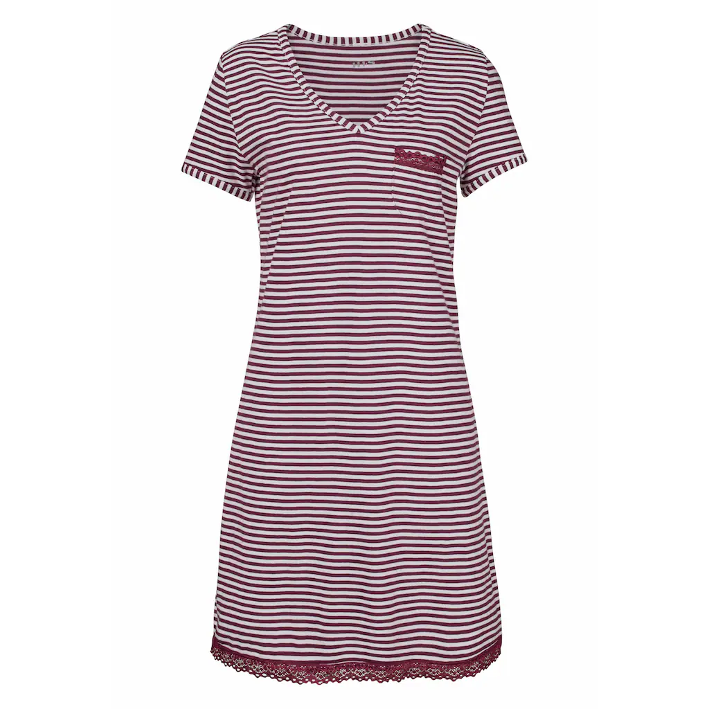 H.I.S Nachthemd Mit Spitzendetails Online Kaufen