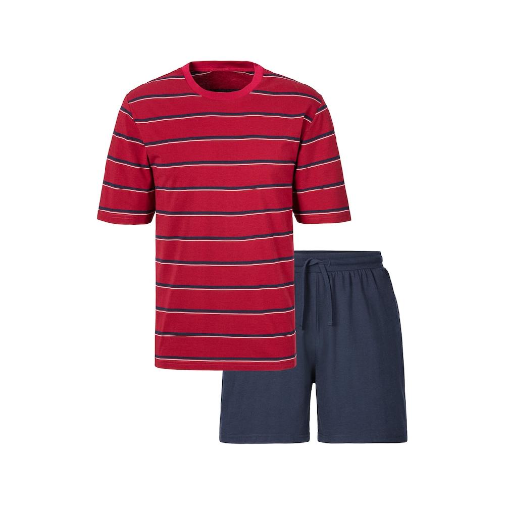 H.I.S Pyjama (2 Tlg. 1 Stück) Schlafanzug Mit Garngefärbten Streifen