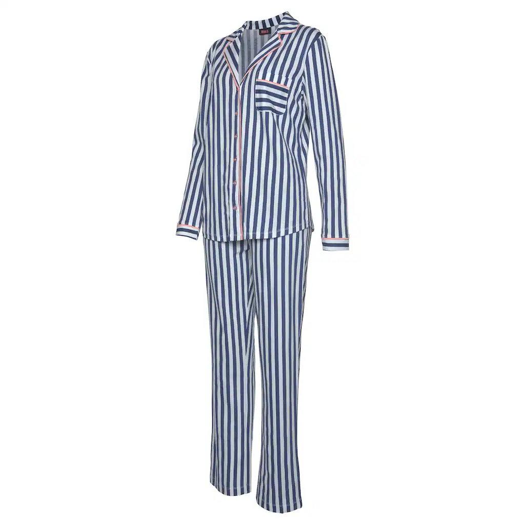 H.I.S Pyjama (2 Tlg.) In Klassischem Schnitt Mit Streifenmuster Kaufen