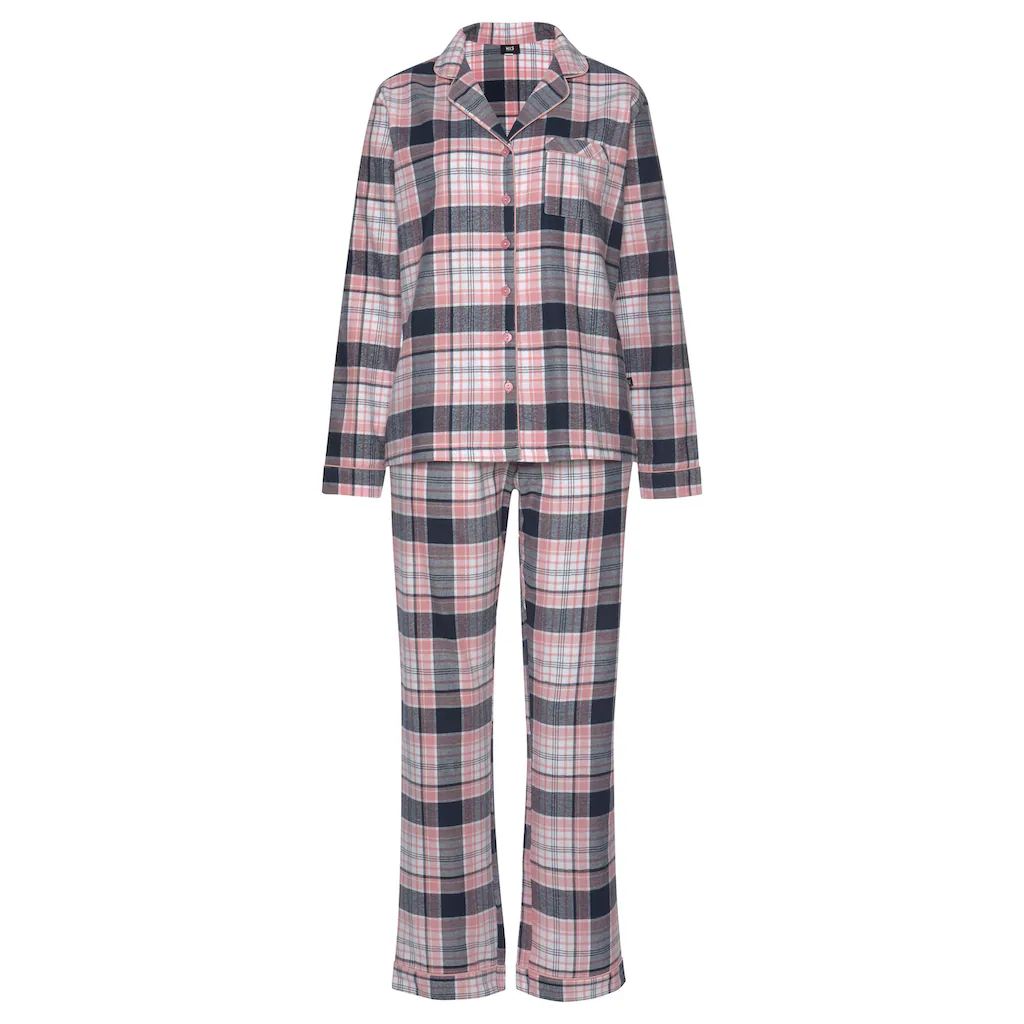 H.I.S Pyjama (Set 2 Tlg.) Aus Flanell Mit Allover-Karomuster Online Kaufen