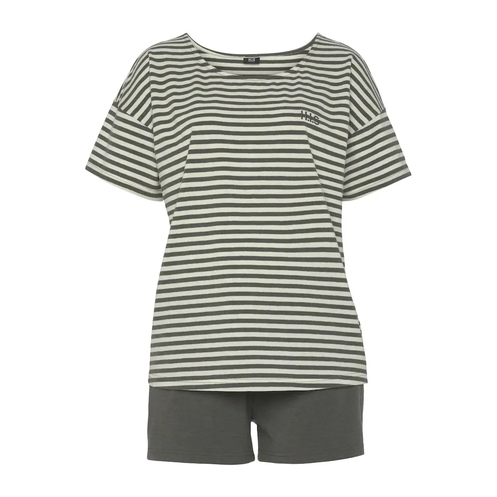 H.I.S Shorty (2 Tlg.) Mit Logostickerei Auf Der Brust Online Kaufen