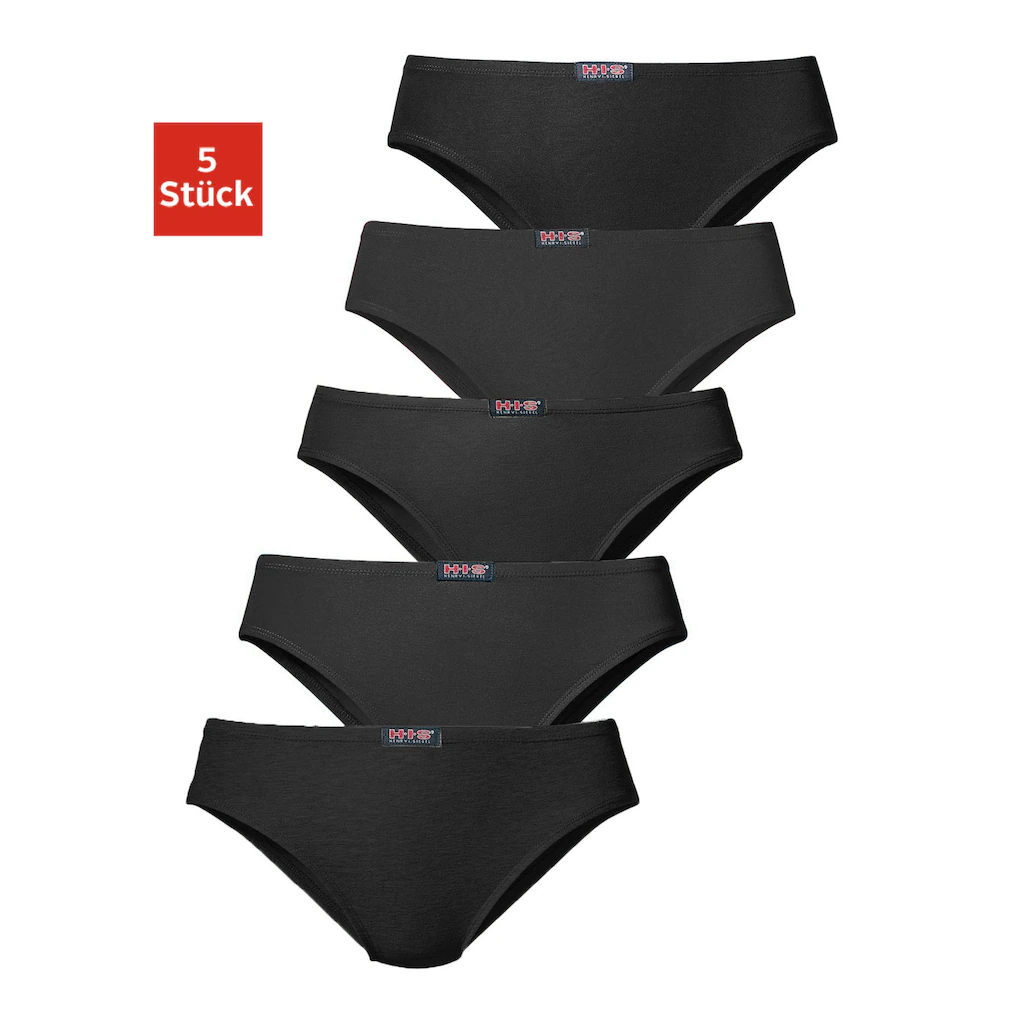 H.I.S Slip (5er-Pack) aus elastischer Baumwoll-Qualität ▷ für