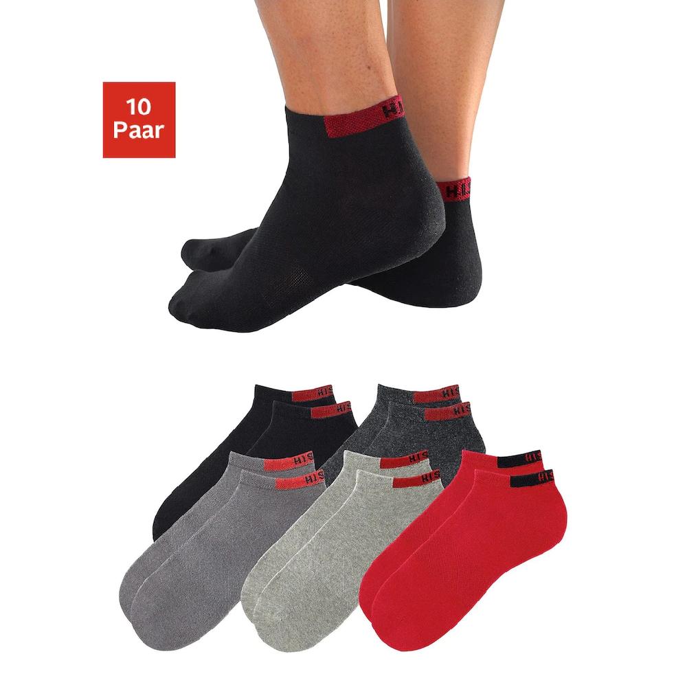 H.I.S Sneakersocken (Packung 10 Paar) mit verstärkten Belastungszonen online bestellen