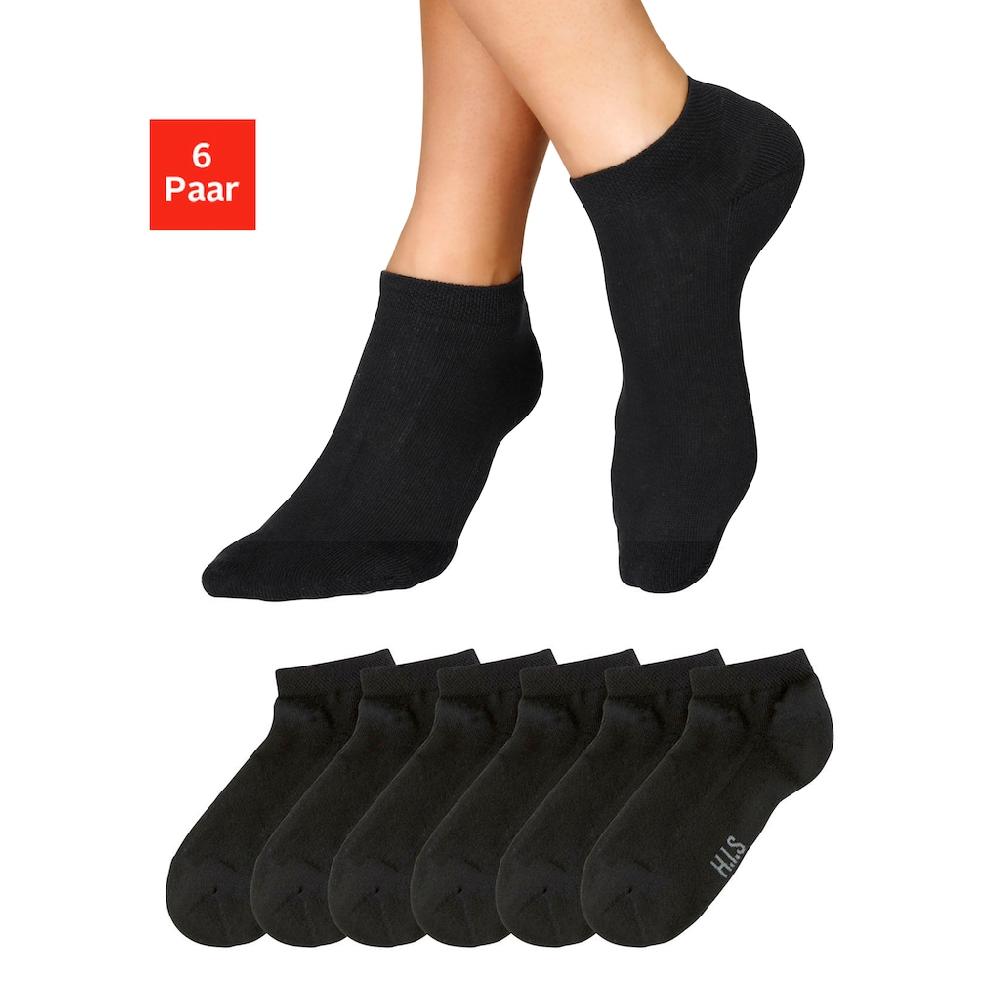 H.I.S Sneakersocken (Packung 6 Paar) mit weicher Frotteesohle ▷ für