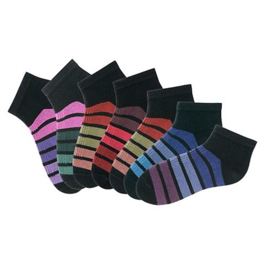H.I.S Sneakersocken (Packung 7 Paar) Mit Bunten Ringeln Kaufen