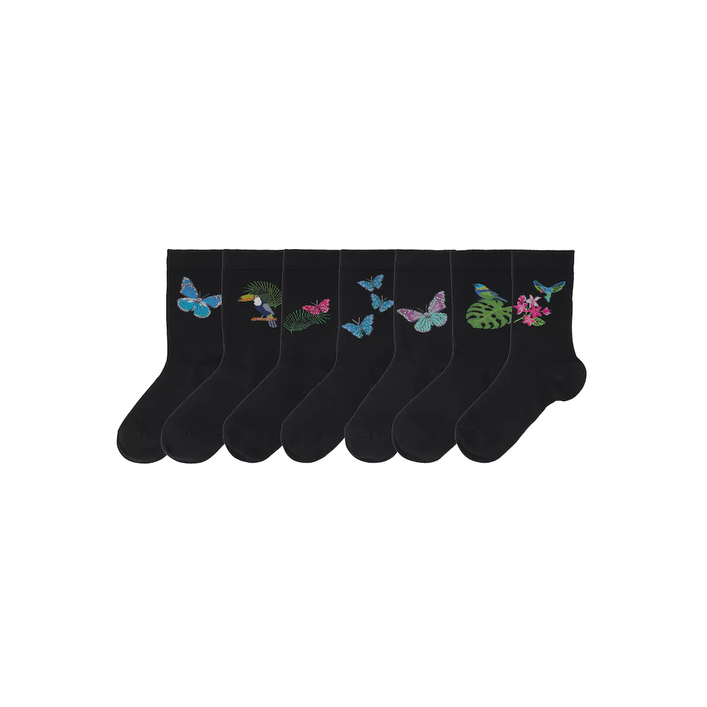 H.I.S Socken (7 Paar) Mit Bunten Tiermotiven Online Kaufen