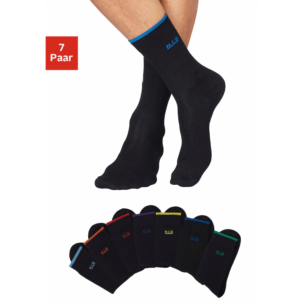 H.I.S Socken (7 Paar) Mit Hohem Baumwollanteil Online Kaufen