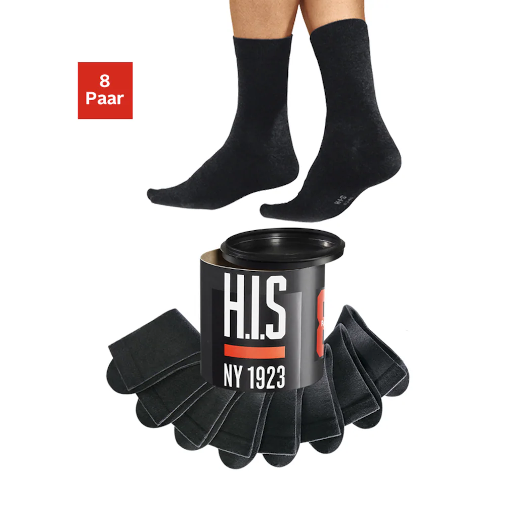 H.I.S Socken (Dose 8 Paar) in der Geschenkdose online bestellen