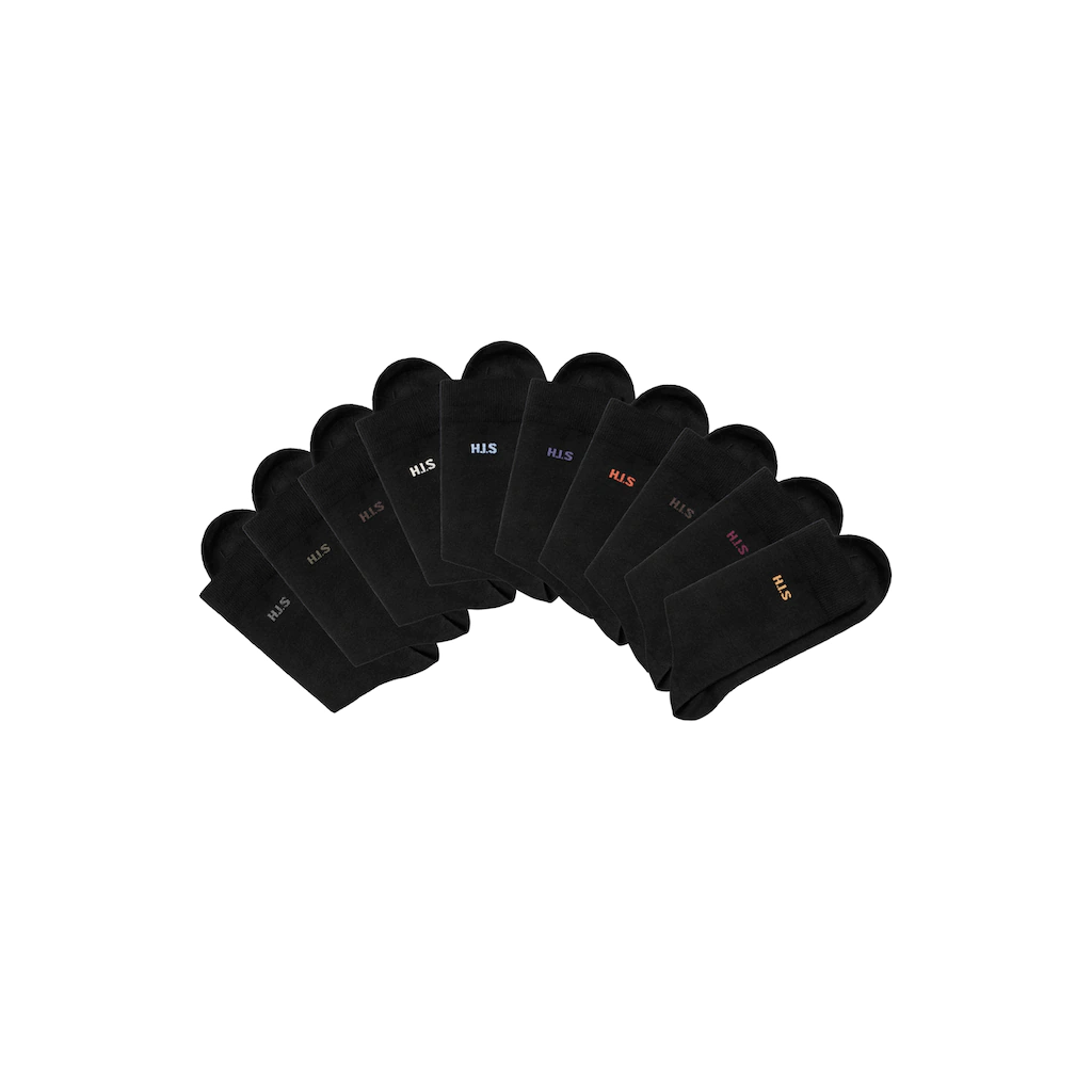 H.I.S Socken (Packung 10 Paar) mit farbigem Innenbund online kaufen
