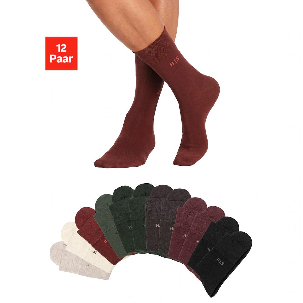 H.I.S Socken (Packung 12 Paar) ohne einschneidendes Gummi kaufen