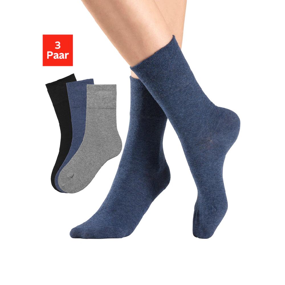 H.I.S Socken (Packung 3 Paar) mit Komfortbund auch für Diabetiker geeignet kaufen