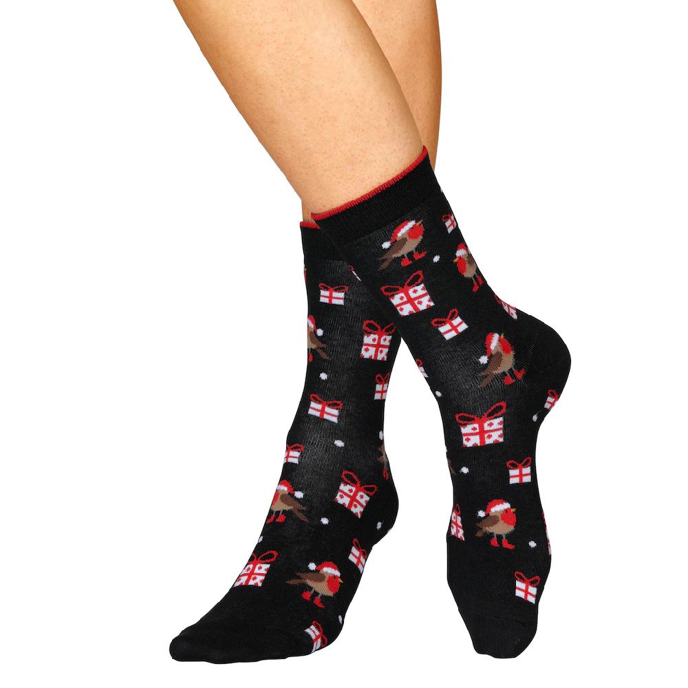 H.I.S Socken (Packung 3 Paar) Mit Lustigen Weihnachtsmotiven Online Bestellen