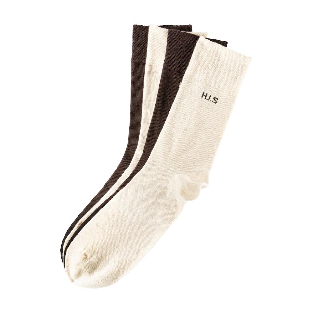 H.I.S Socken (Packung 4 Paar) mit druckfreiem Bündchen bestellen