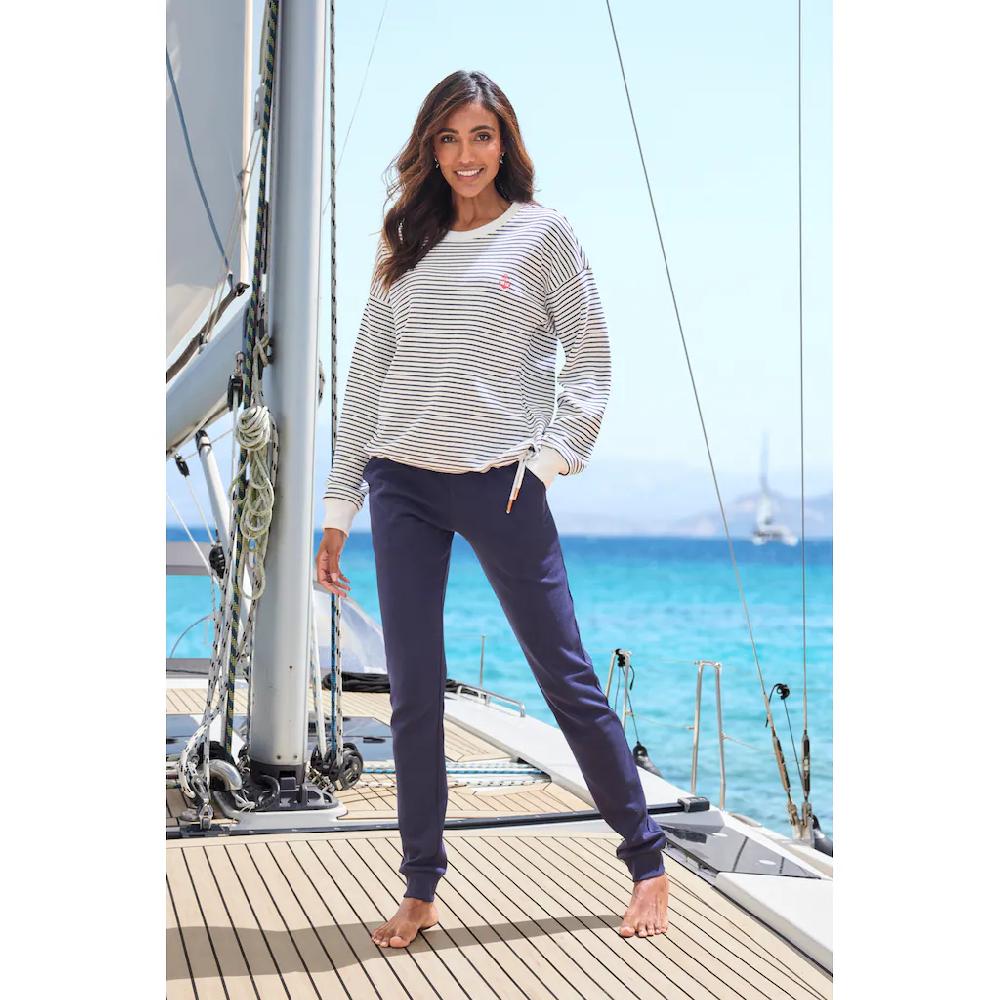H.I.S Sweathose Aus Weicher Sweatware Und Mit Ankerstickerei Loungewear