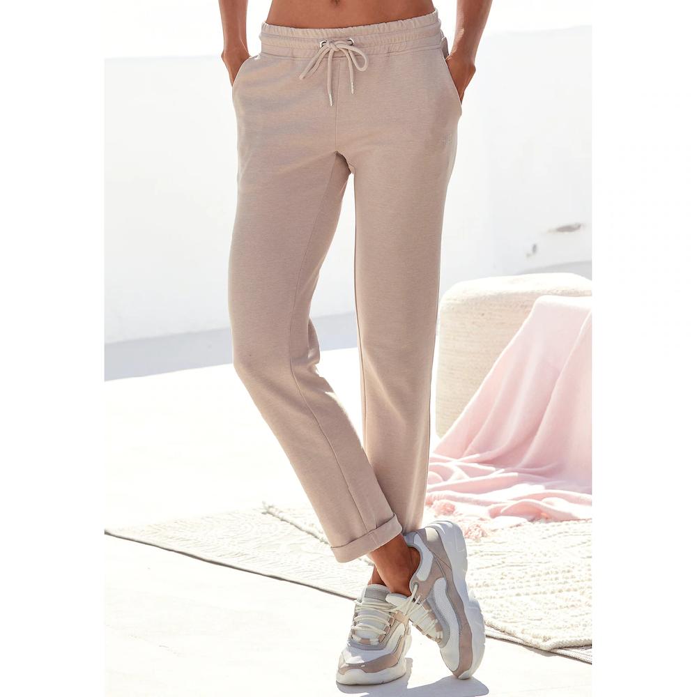 H.I.S Sweathose Schlupfhose mit kleinem Aufschlag am Saum Loungewear
