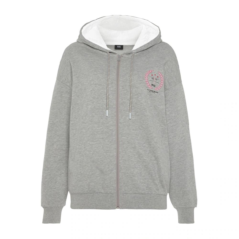 H.I.S Sweatjacke Mit Schöner Stickerei Loungeanzug