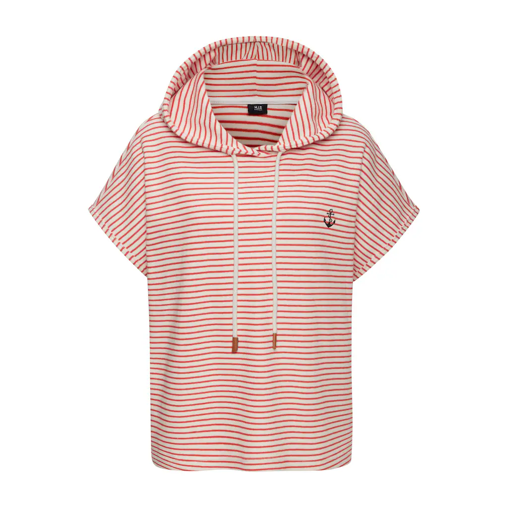 H.I.S Sweatshirt Gestreift Und Mit Kapuze Loungewear